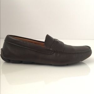 ****SOLD****Prada Milano Brown Leather Driver